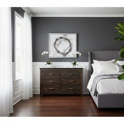 Dresser angled from left