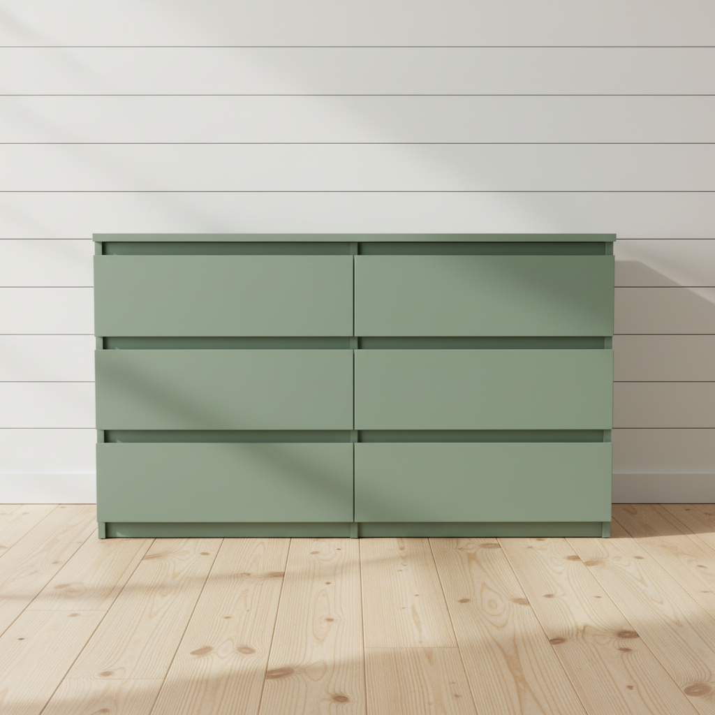 Dresser with Drawer Open Front