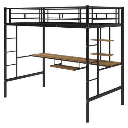 Pottery Twin Loft Bed