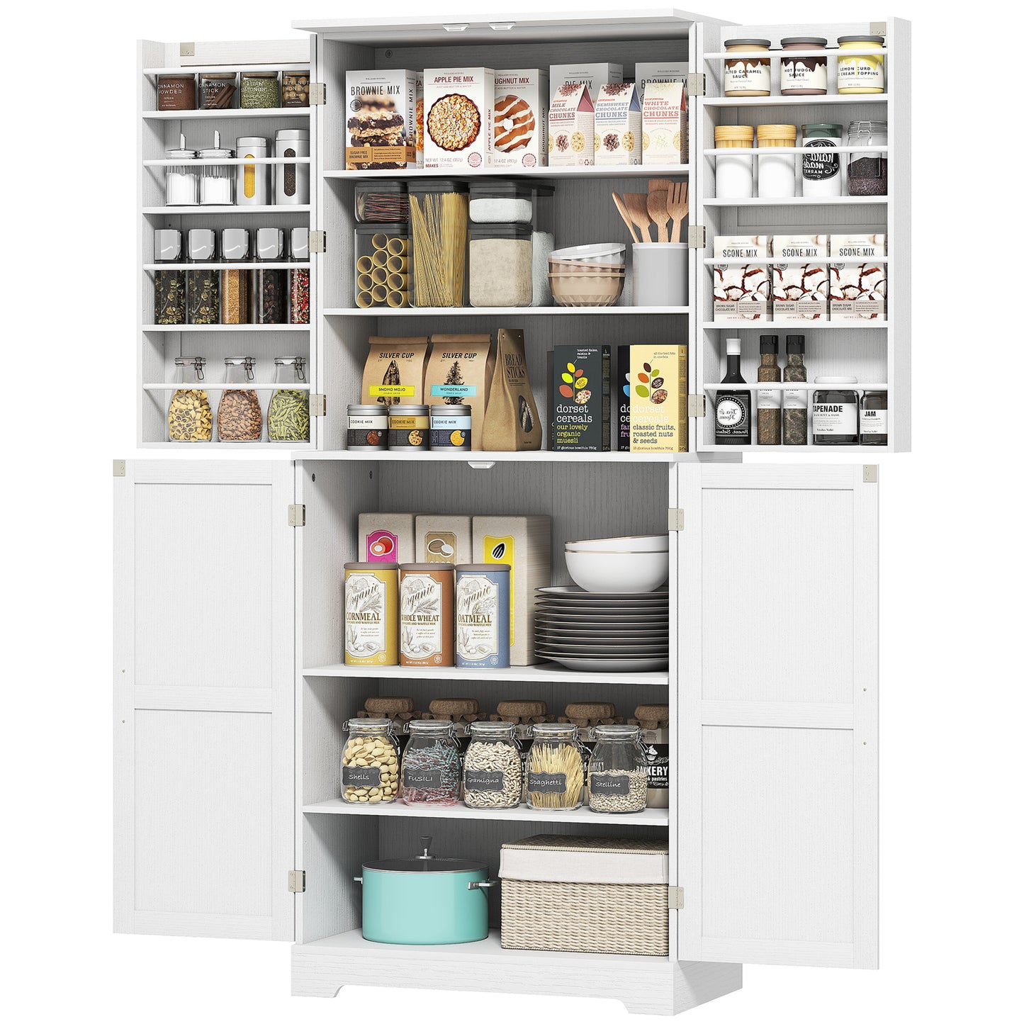 Bose Farmhouse Kitchen Storage Cabinet