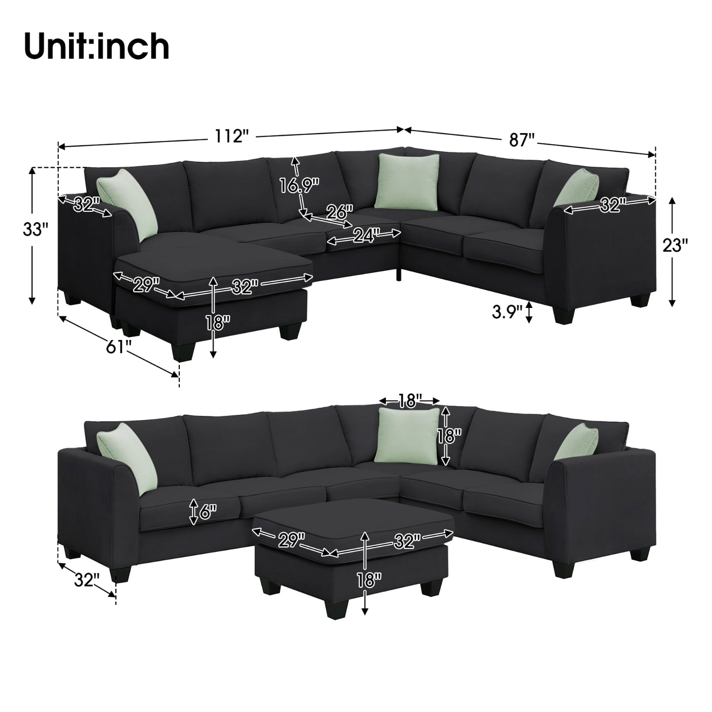 Estate Sectional Sofa