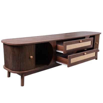 The Harvest Rattan 75 Inch TV Stand