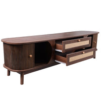 The Harvest Rattan 75 Inch TV Stand