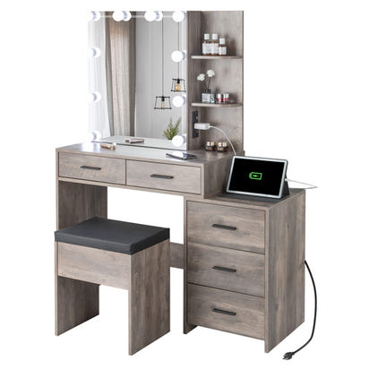 Elsa 5 Unit Dressing Table Set