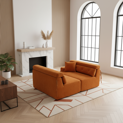 Exact Sofa Bed Facing Fireplace