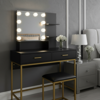 Extreme close-up of vanity