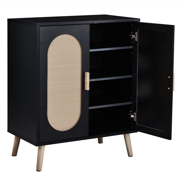 Otto Rattan Shoe Cabinet