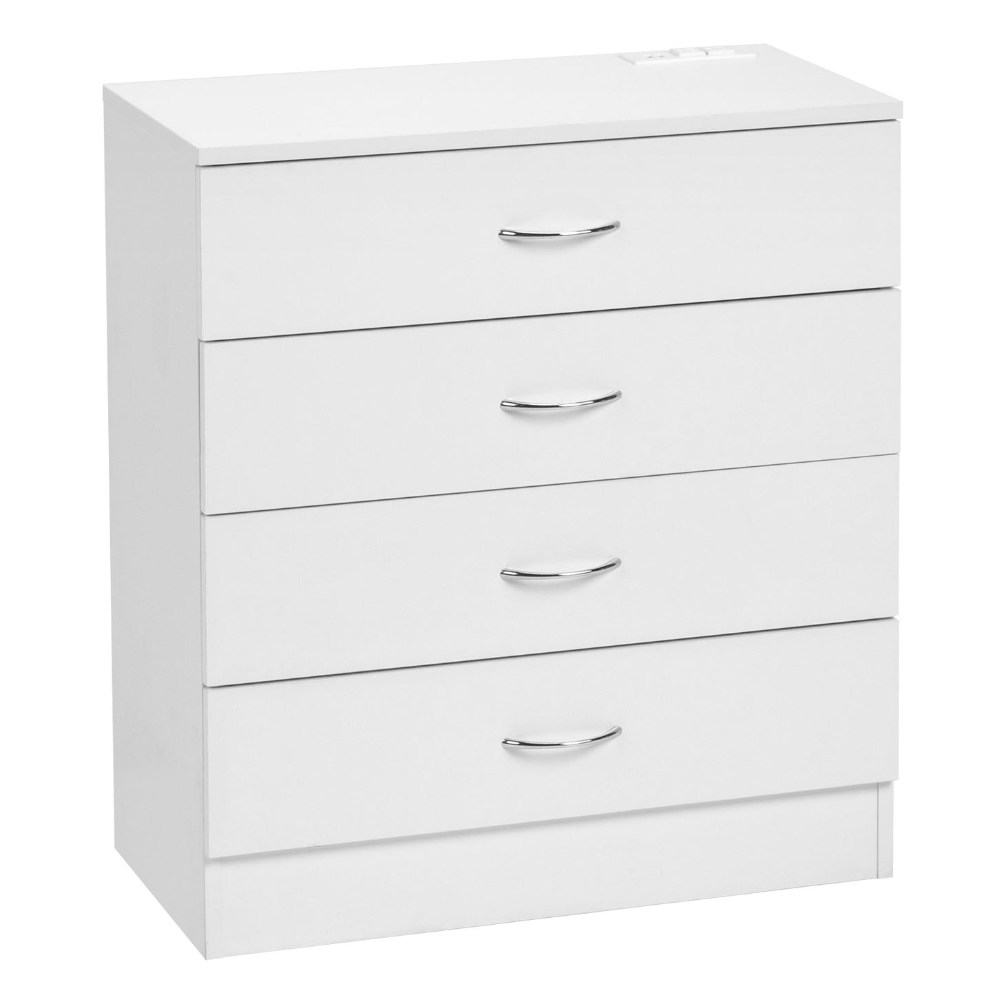Everess White Nightstand