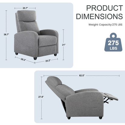 UrbanEase Recliner Sofa