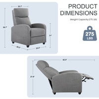 UrbanEase Recliner Sofa