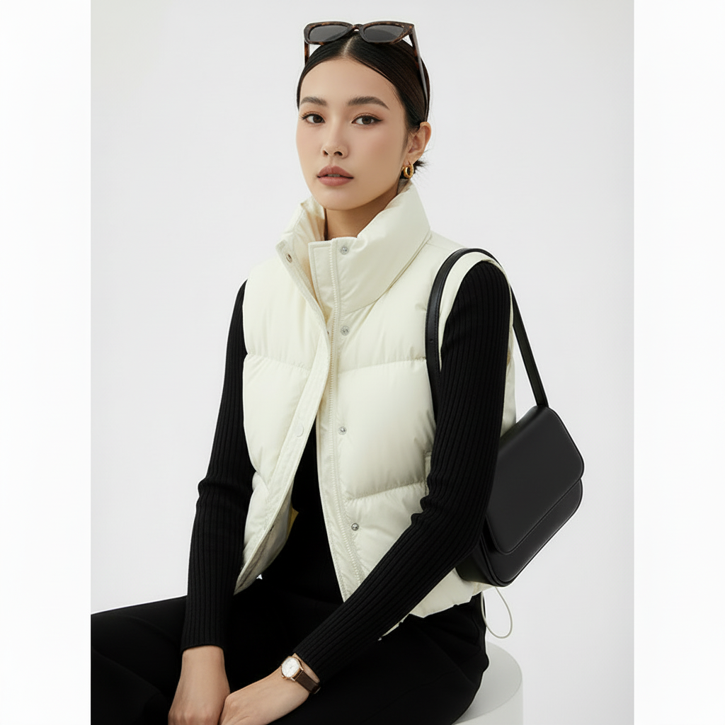 Final full-frame vest seated