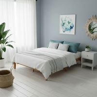 Full coastal bed angled corner