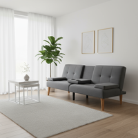 Gray sofa corner