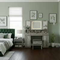 Gray Vanity Matching Finish