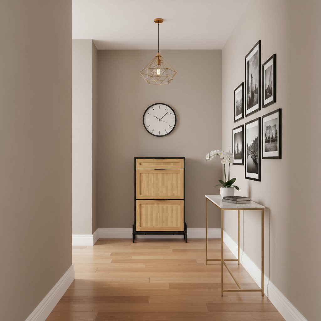 Hallway recreated from scratch