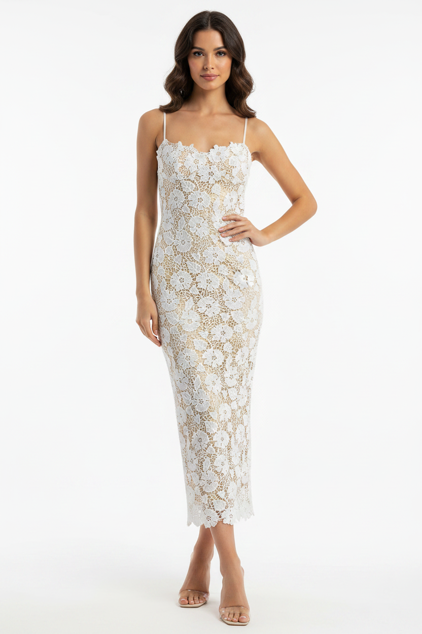 Hero – White Lace over Gold Lining