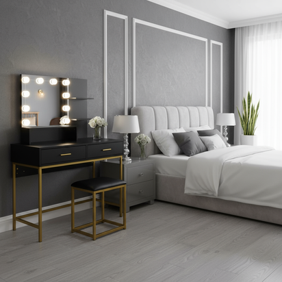 High three-quarter left angle view