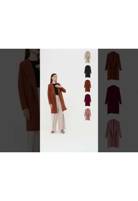 Classy Soft Open Front Knit Coat