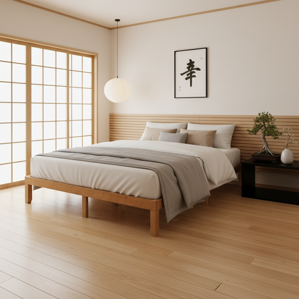 Japanese Zen - Centered with Bedding