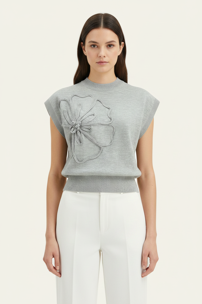 Knit top front
