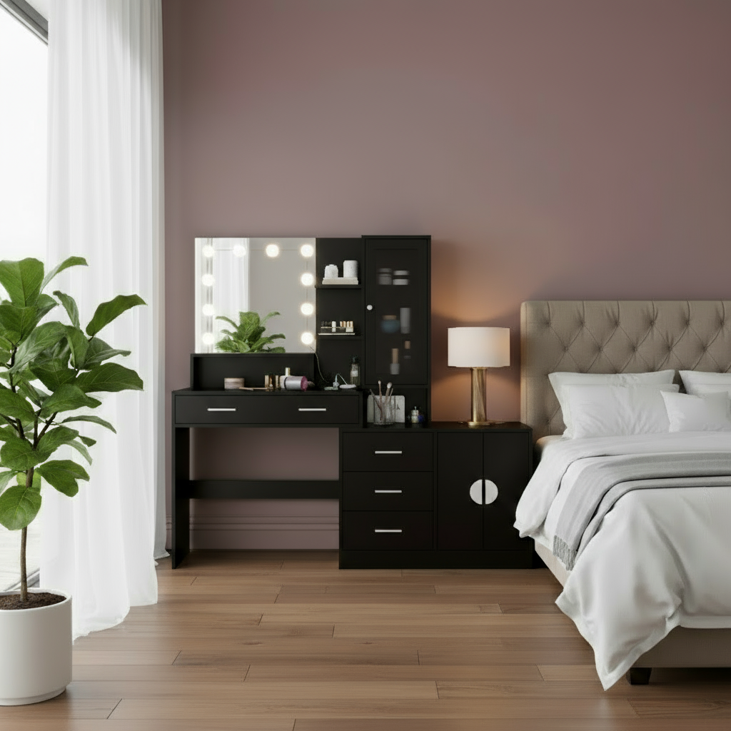 Luxury Bedroom Vanity - Front View