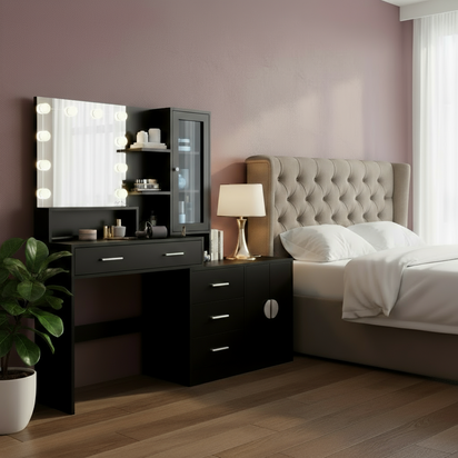 Luxury Bedroom Vanity - Side View