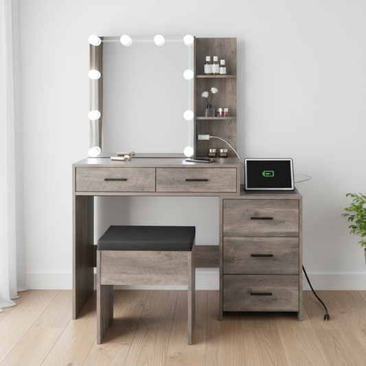 Main product image - dressing table straight on