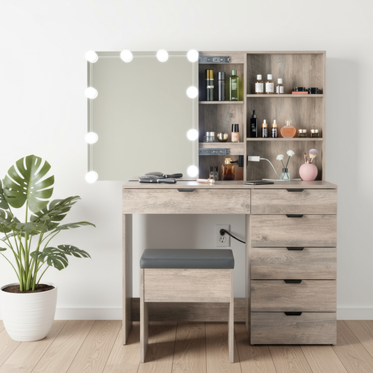 Main Product Image - Vanity with Plant