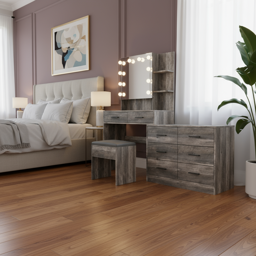 Mauve setting - low angle