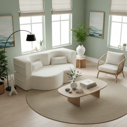 Modern Coastal - Overhead View