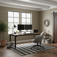 Modern Farmhouse - Gray Fabric Chair