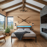 Mountain Retreat - Front Against Wall