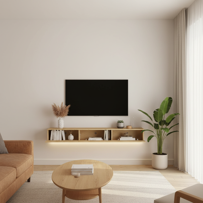 Natural Wood Open - Balanced Left