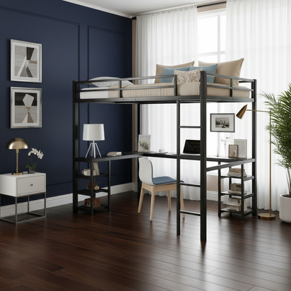 Navy Blue Theme - Front View