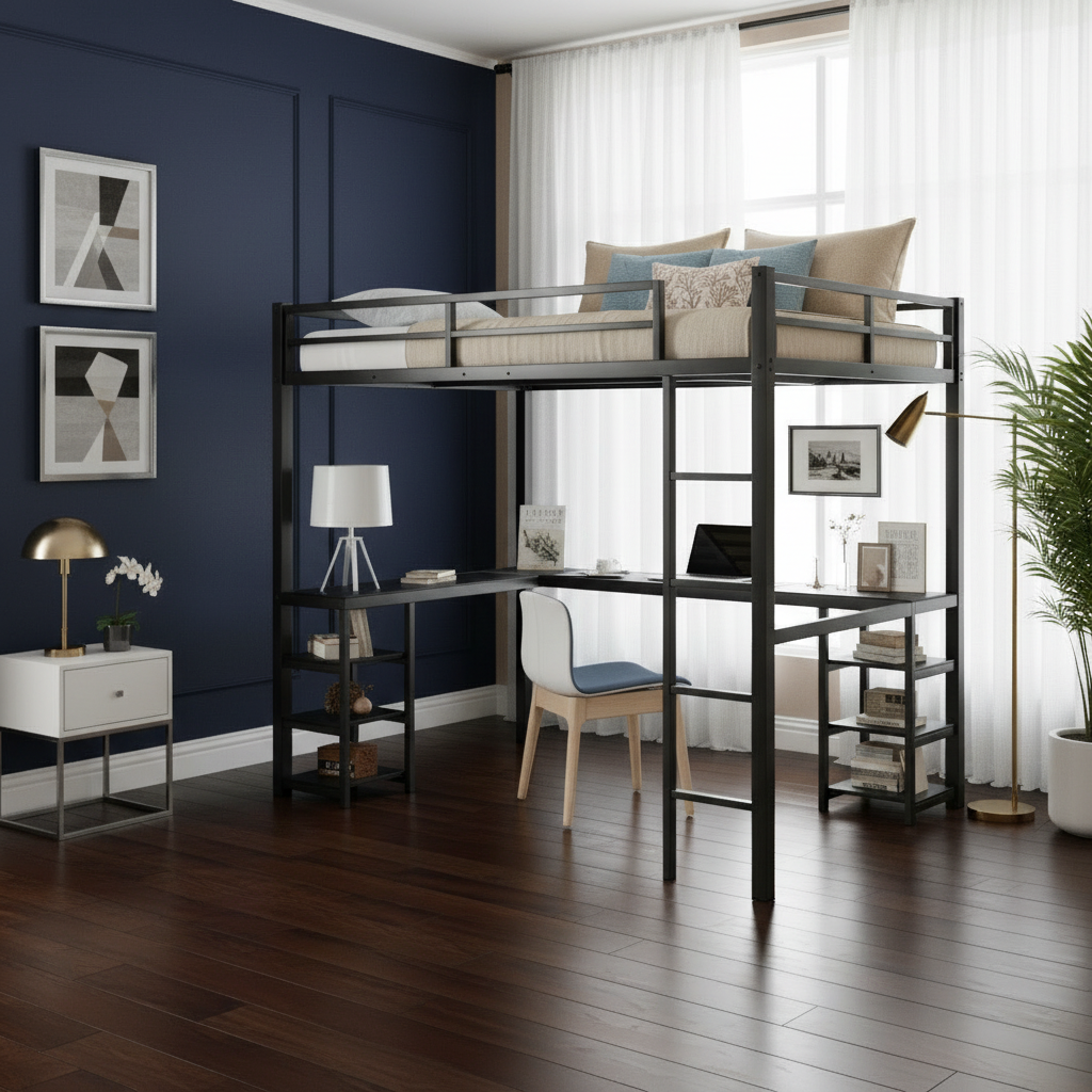 Navy Blue Theme - Front View