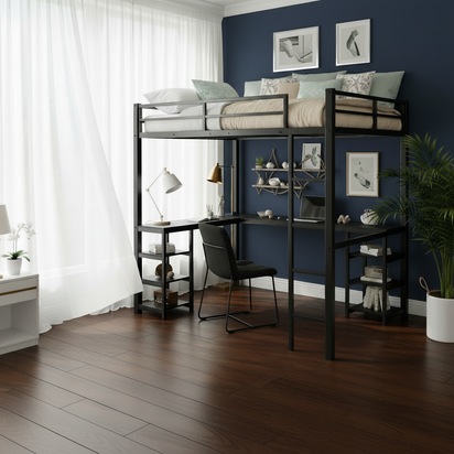 Navy Blue Theme - Left Angle