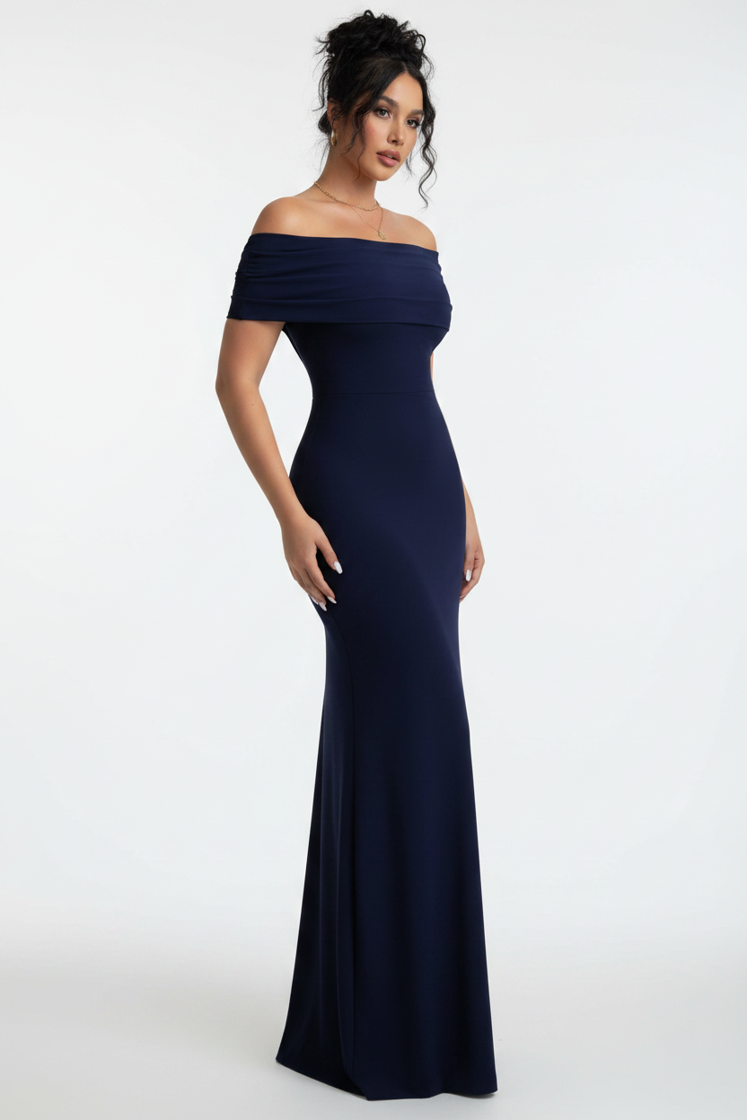 Navy Dress Editorial 1