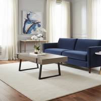 Navy Living Room - Left Side Placement