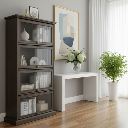 Next to Console Table