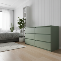 Nordic White Minimalist Dresser