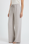 Oatmeal Wide-Leg Pants - Redone