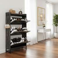 Open Shoe Cabinet - Left Placement