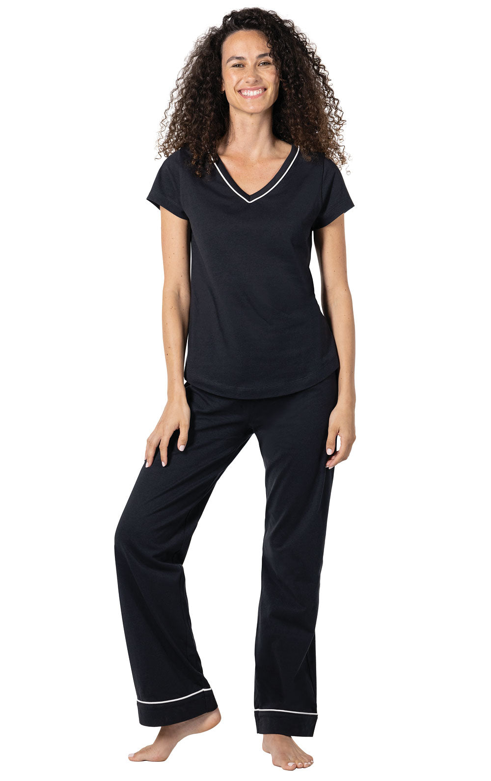 Comfortable Short Sleeve Sleepwear Set