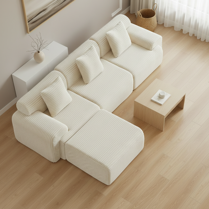 Overhead view showing full layout