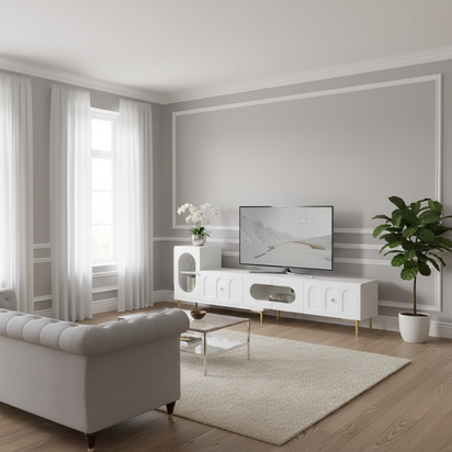 Right of Center with TV