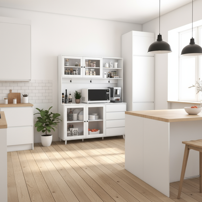 Right Side Microwave Setup