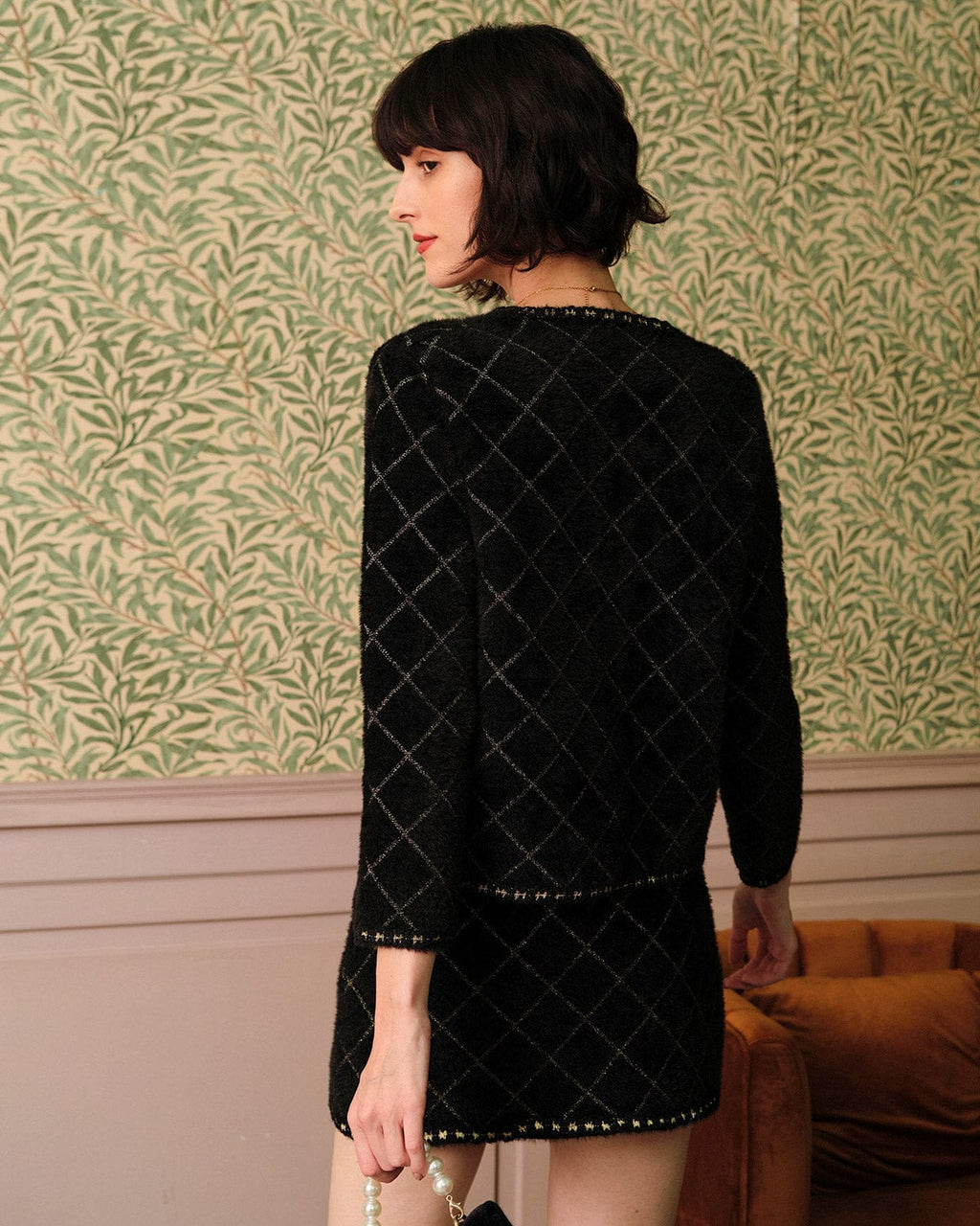 Raya Classy Cardigan & Mini Skirt Set
