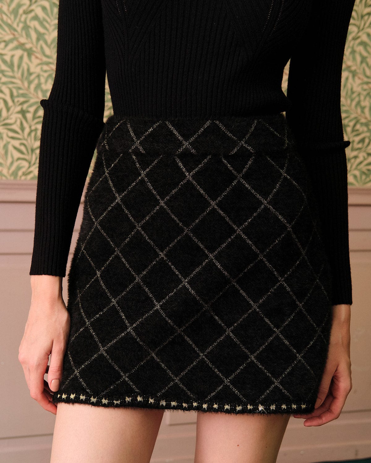 Raya Classy Cardigan & Mini Skirt Set