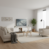 Sectional and Armchair