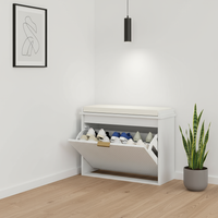 Shoe Cabinet - Corner Placement